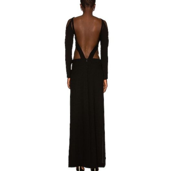 MONOT Black FW21 Cutout Backless Dress sz 38 / US 4 - Picture 2 of 7